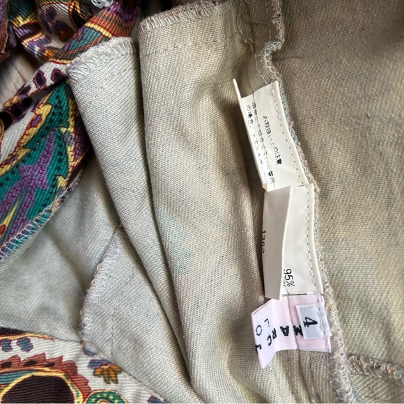 Vintage Y2K Marc Jacobs LOOK Boho Paisley High Rise Pants - Picture 7 of 11